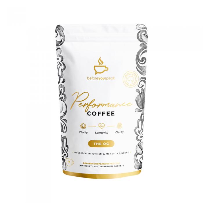 Before You Speak Performance Coffee The OG 4.5g x 7 Pack
